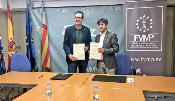 La FVMP firma un convenio de colaboración con la Asociación de la Prensa Comarcal de la Comunitat 